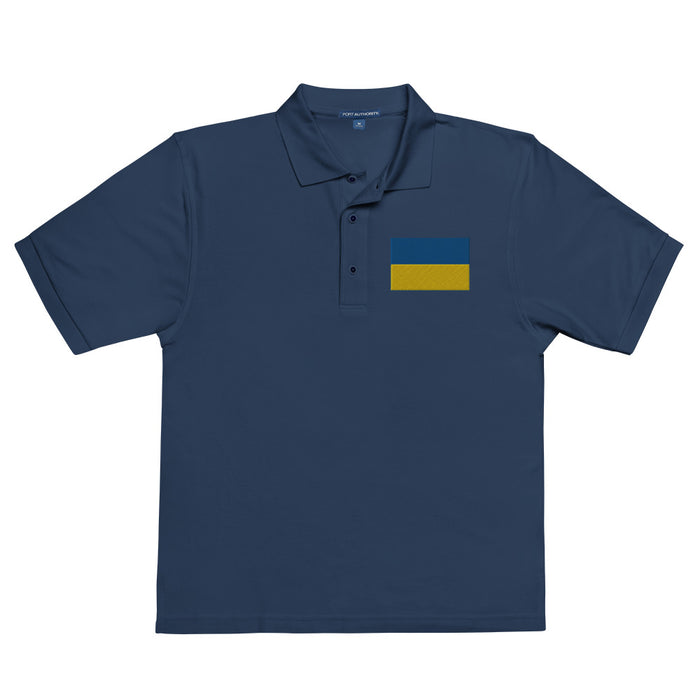 Ukrainian Flag Premium Polo Shirt