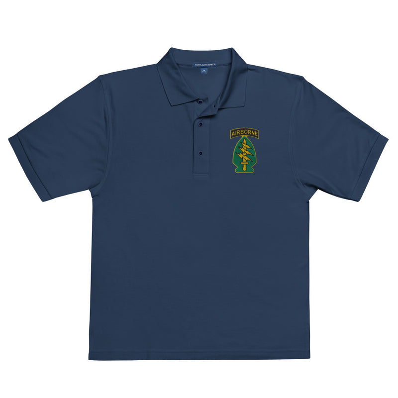 Special Forces Airborne Premium Polo Shirt - Navy