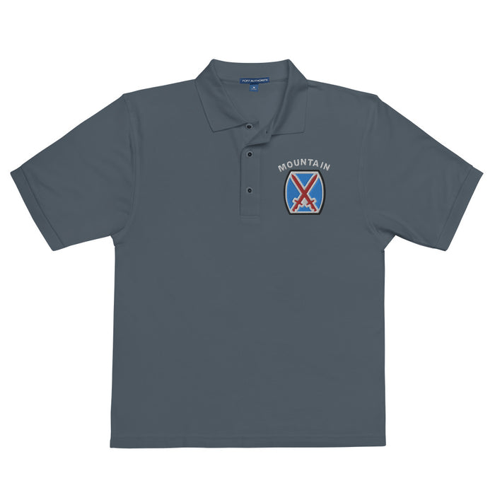 10th Mountain Division Premium Polo Shirt