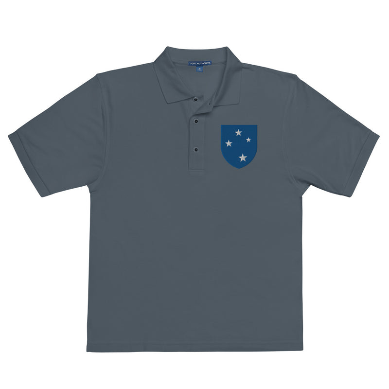 23rd Infantry Division Premium Polo Shirt - Steel Grey