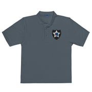 2nd Infantry Division Premium Polo Shirt - Steel Grey