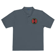 7th Infantry Division Premium Polo Shirt - Steel Grey