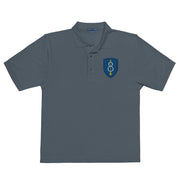 8th Infantry Division Premium Polo Shirt - Steel Grey