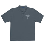 Hospital Corpsman Premium Polo Shirt - Steel Grey