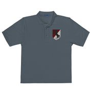 11th Armored Cavalry Regiment Premium Polo Shirt - Steel Grey