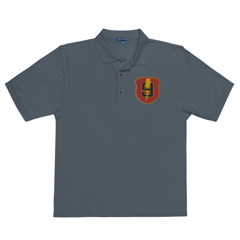 9th Regiment Premium Polo Shirt - Cool Heather