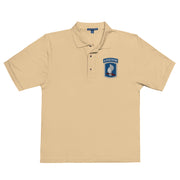 173rd Airborne Brigade Premium Polo Shirt - Stone