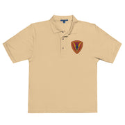 5th Marine Division Premium Polo Shirt - Stone