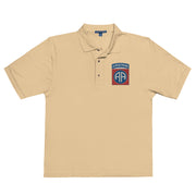 82nd Airborne Division Premium Polo Shirt - Stone