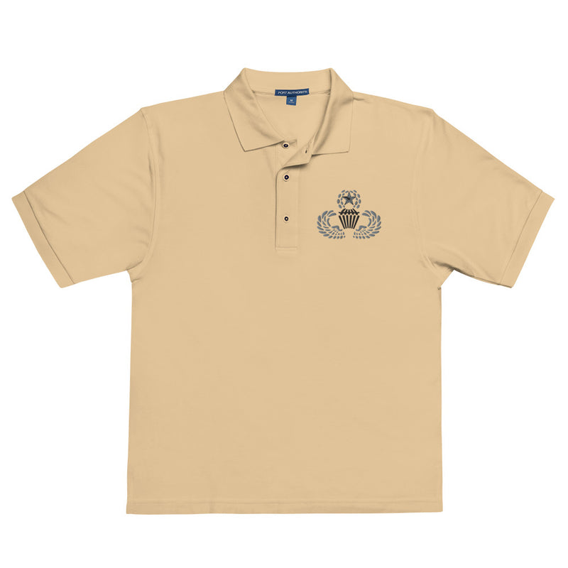 Master Parachutist Premium Polo Shirt - Stone
