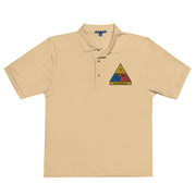 3rd Armored Division Premium Polo Shirt - Stone