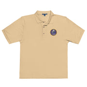 Navy Seabees Premium Polo Shirt - Stone