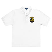 17th Airborne Division Premium Polo Shirt - White