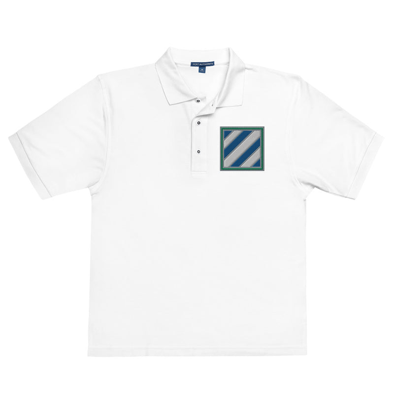 3rd Infantry Division Premium Polo Shirt - White
