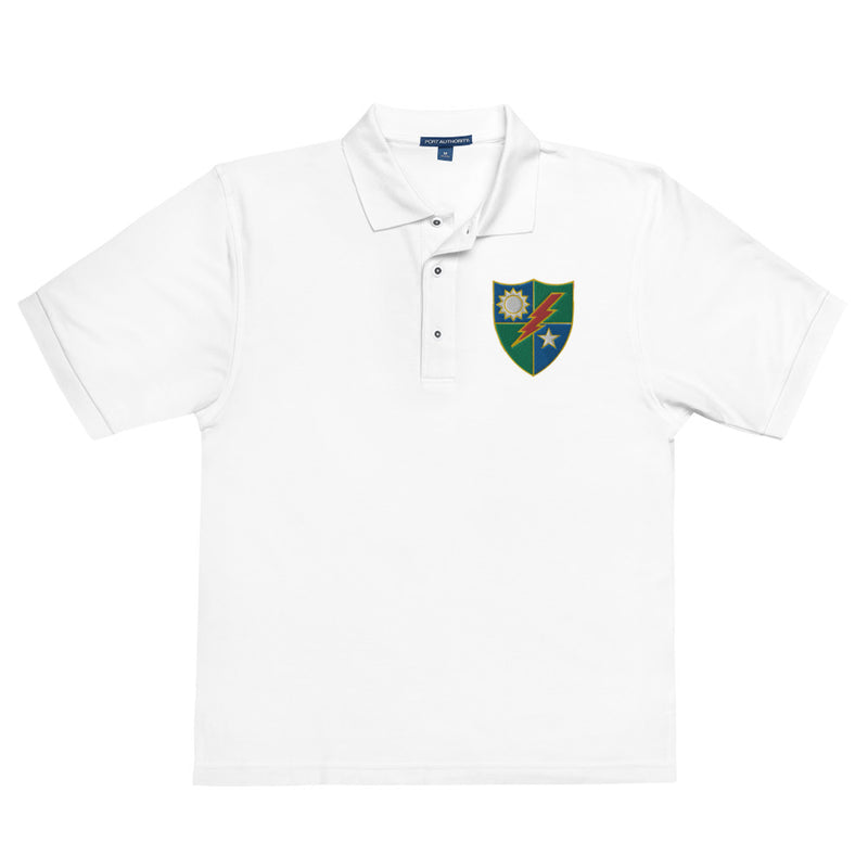 75th Ranger Regiment Premium Polo Shirt - White
