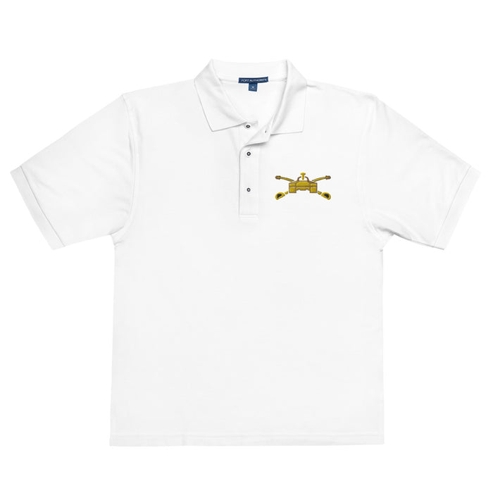 Army Armor Premium Polo Shirt - White