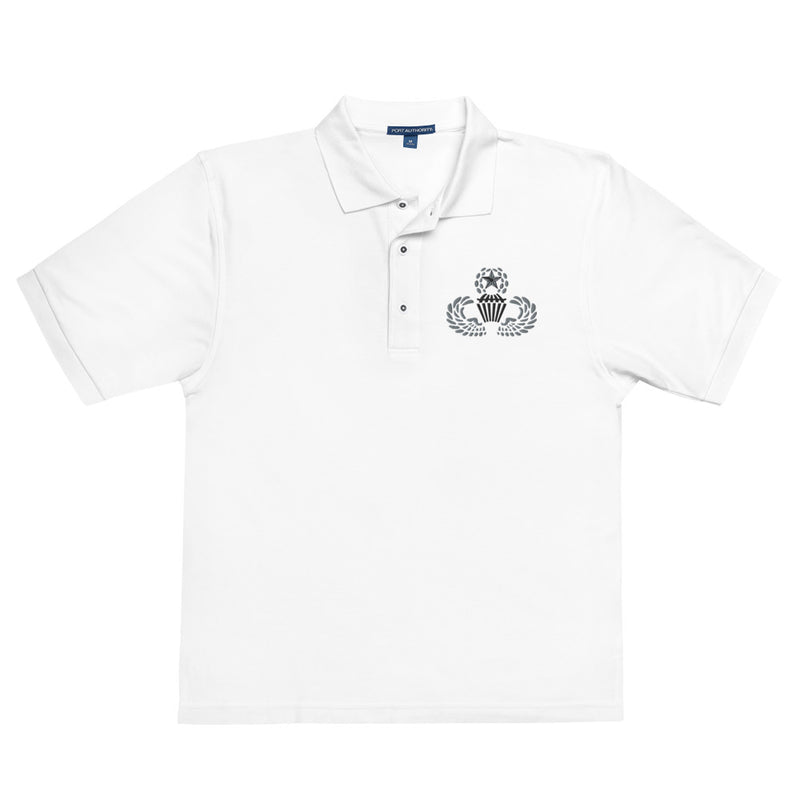 Master Parachutist Premium Polo Shirt - White