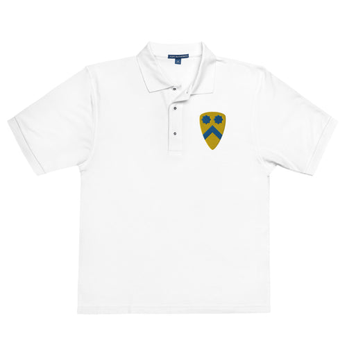 2nd Cavalry Division Premium Polo Shirt - White