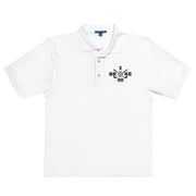 "I Broke 90" - White Golf shirt • 65% polyester, 35% cotton pique • Relaxed fit that runs large • Flat knit collar and cuffs