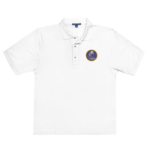 Navy Seabees Premium Polo Shirt - White