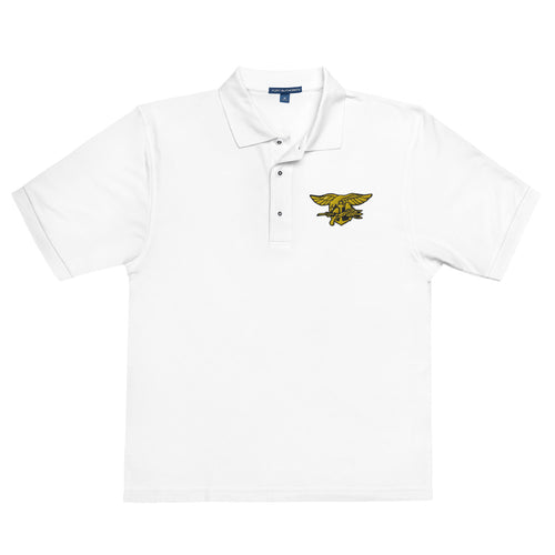 Navy Seals Premium Polo Shirt - White