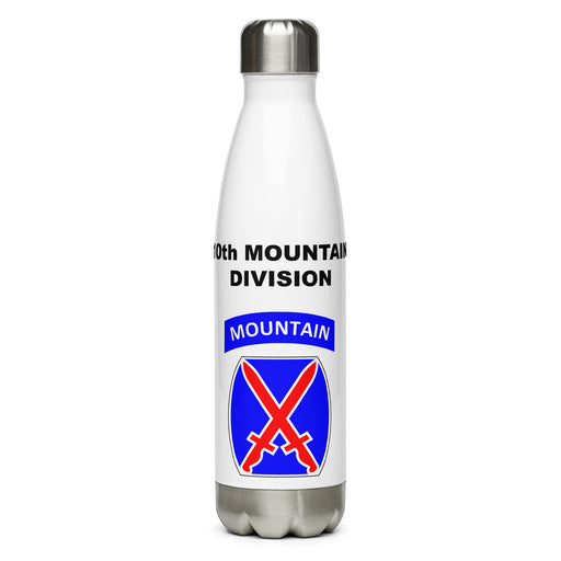 10th Mountain Division Water Bottle