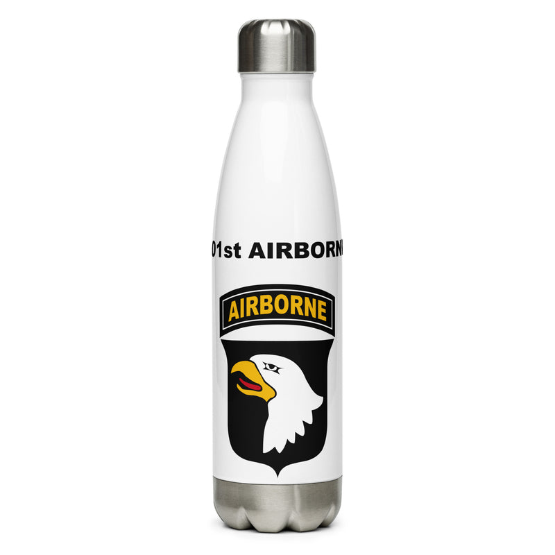 Designed with the 101st Airborne Division logo of the US Army, this water bottle is the perfect addition for today's soldier