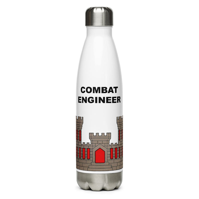 Designed with the Combat Engineer logo of the US Army, this water bottle is the perfect addition for today's soldier