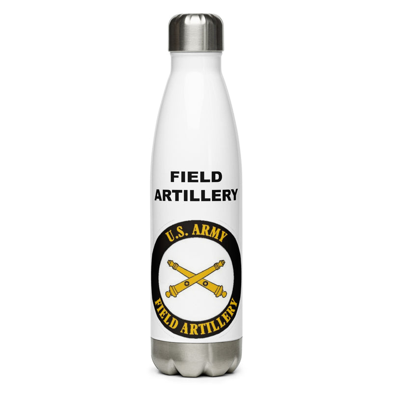Designed with the Field Artillery logo of the US Army, this water bottle is the perfect addition for today's soldier