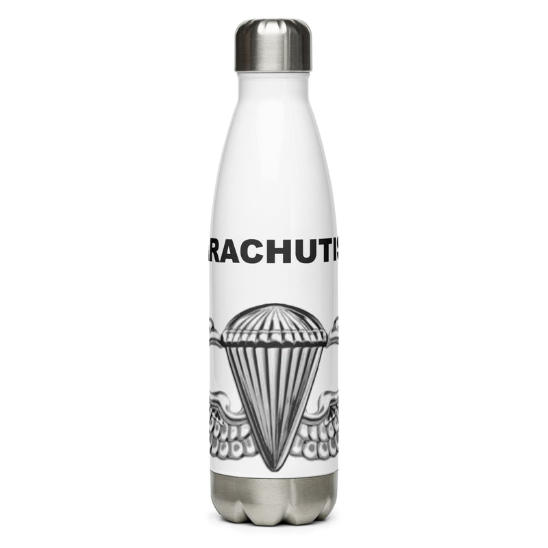 Designed with the Basic Parachutist logo of the US Army, this water bottle is the perfect addition for today's soldier