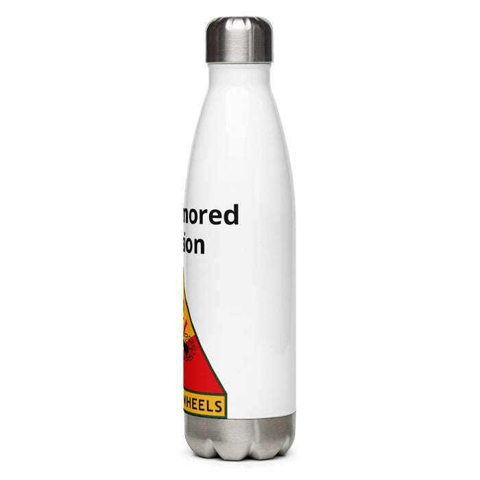 Stainless Steel Water Bottle - 2nd Armored Division