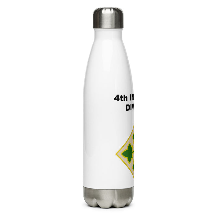 Stainless Steel Water Bottle - 4th Infantry Division
