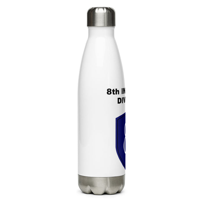 Stainless Steel Water Bottle - 8th Infantry Division