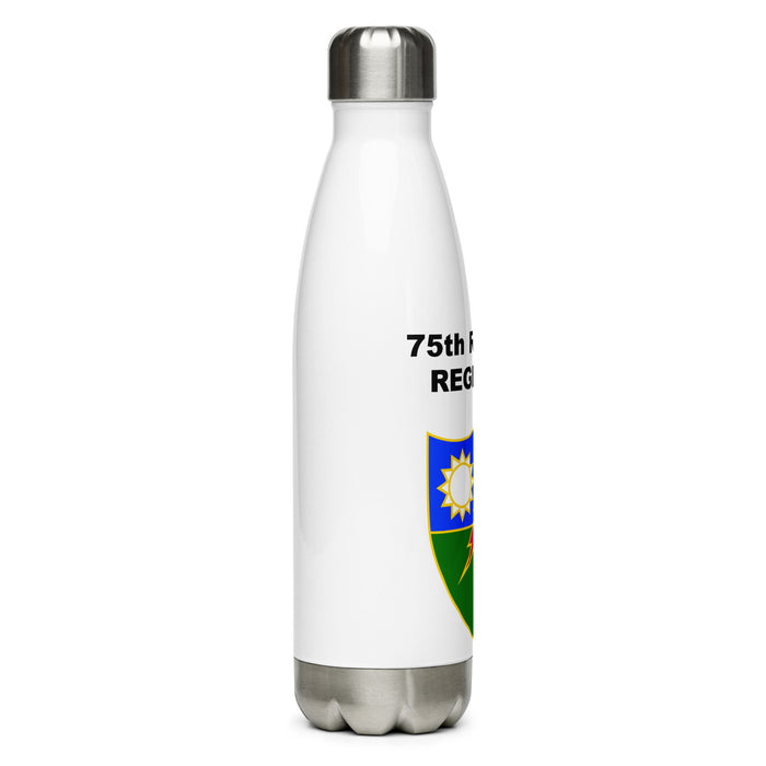 Stainless Steel Water Bottle - 75th Ranger Regiment