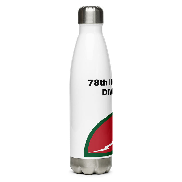 Stainless Steel Water Bottle - 78th Infantry Division