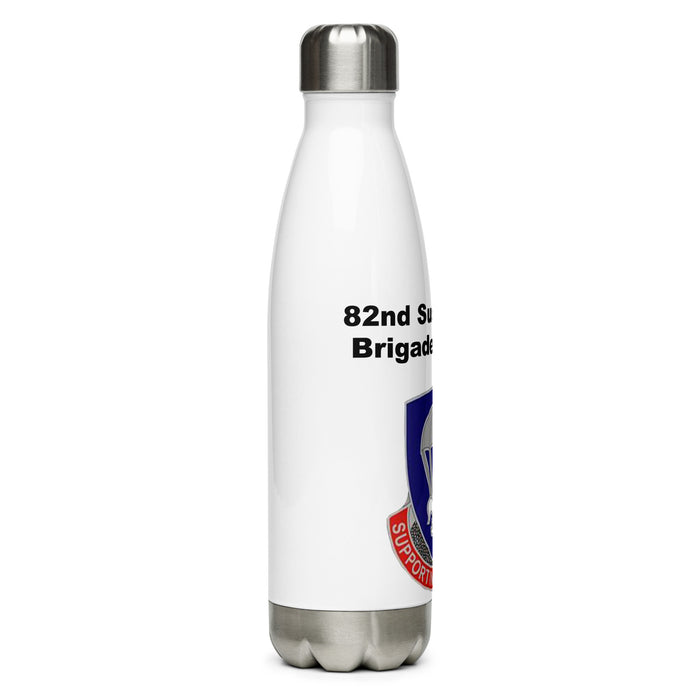 Stainless Steel Water Bottle - 82nd Sustainment Brigade Insignia