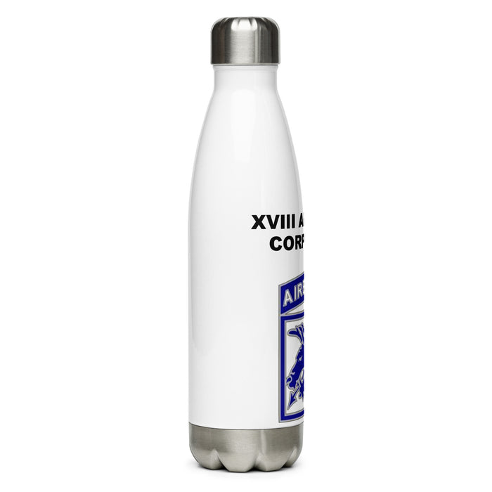 Stainless Steel Water Bottle - XVIII Airborne Corps