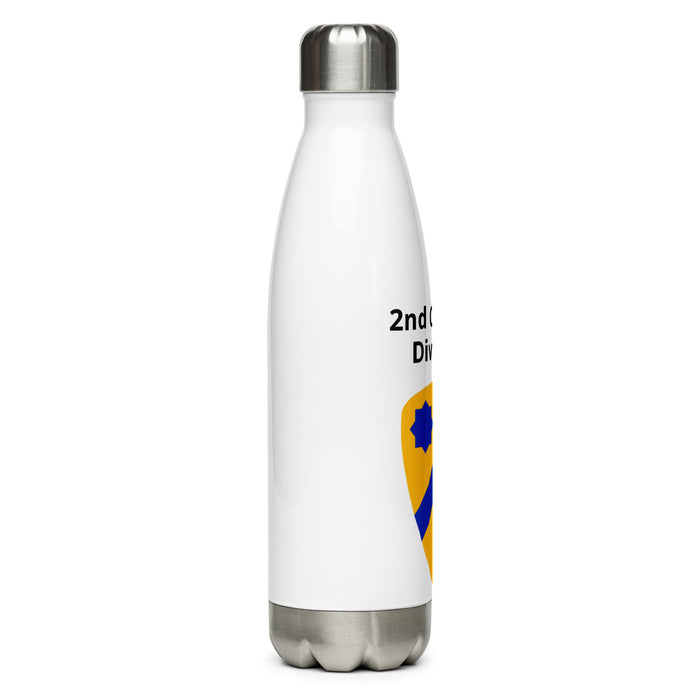 Stainless Steel Water Bottle - 2nd Cavalry Division