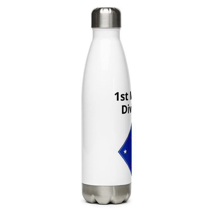 Stainless Steel Water Bottle - 1st Marine Division