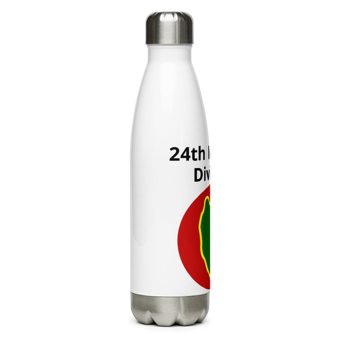 Stainless Steel Water Bottle - 24th Infantry Division
