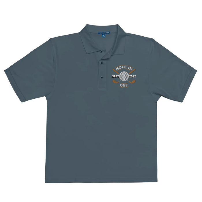Golf Shirt - Hole in One with Personalized Month and Year Men's Polo