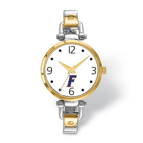 LogoArt University Of Florida Elegant Ladies 2-tone Watch