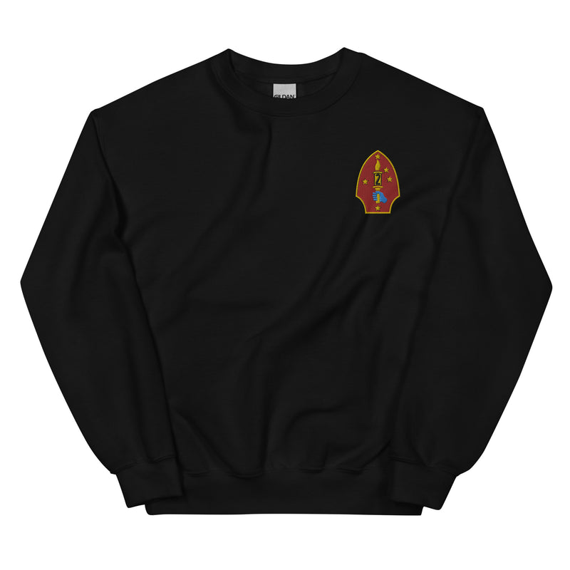 2nd Marine Division Unisex Sweatshirt - Black