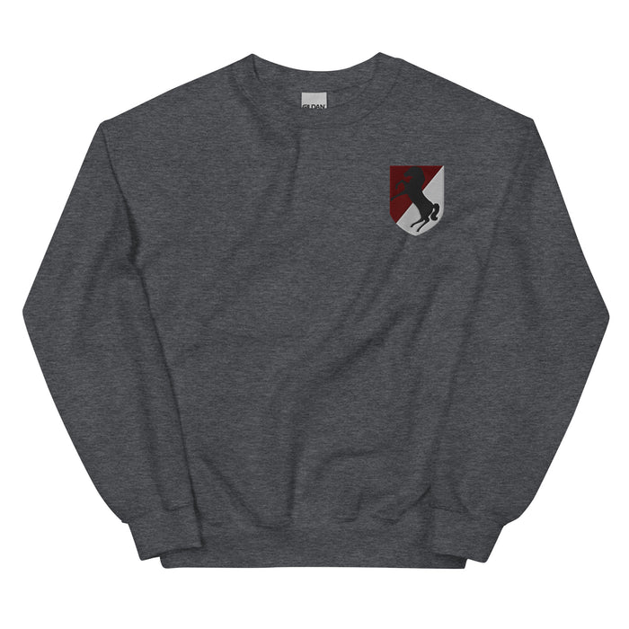 11th Armored Cavalry Regiment Unisex Sweatshirt - Dark Heather