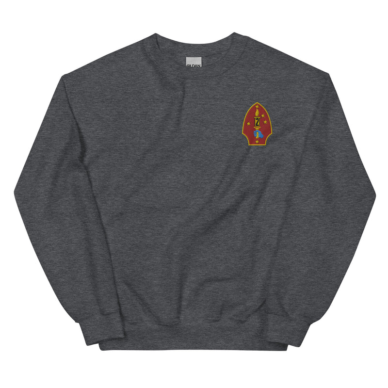 2nd Marine Division Unisex Sweatshirt - Indigo Blue