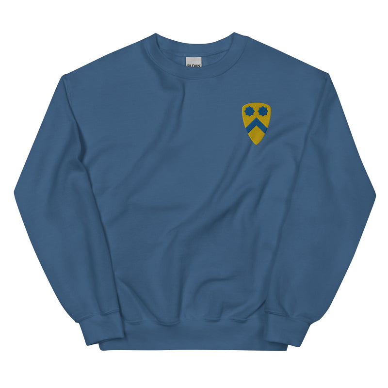 2nd Cavalry Division Unisex Sweatshirt - Indigo Blue