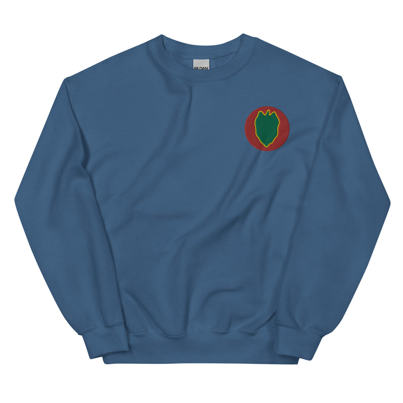 24th Infantry Division Unisex Sweatshirt - Indigo Blue