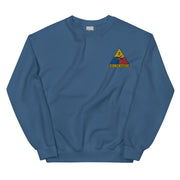 2nd Armored Division Unisex Sweatshirt - Indigo Blue