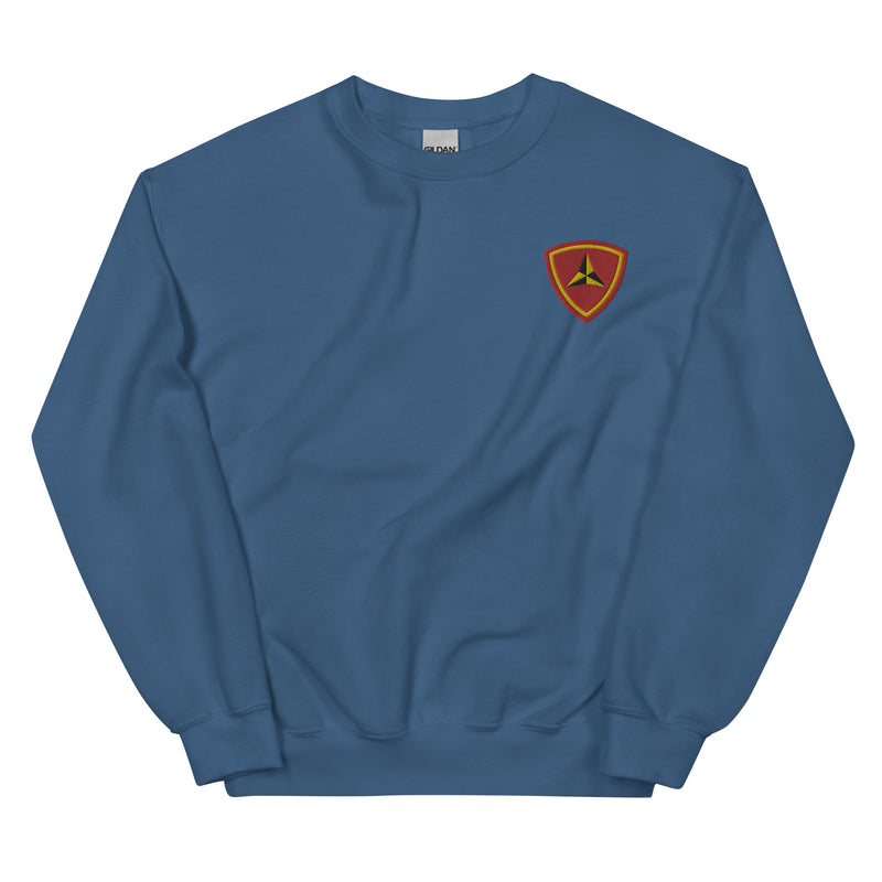 3rd Marine Division Unisex Sweatshirt - Indigo Blue