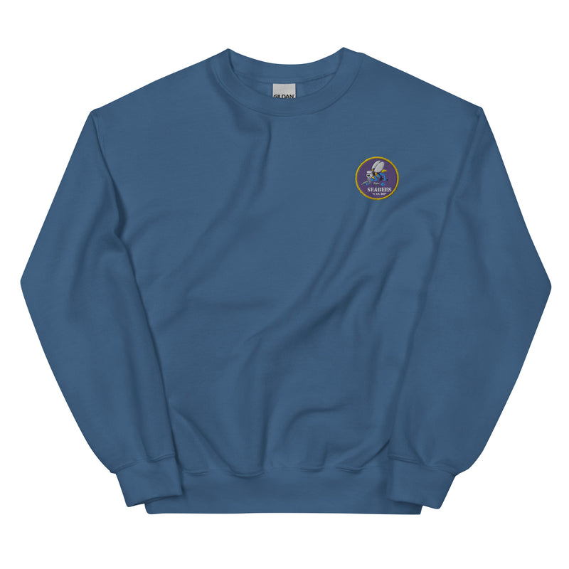 Navy Seabees Unisex Sweatshirt - Indigo Blue